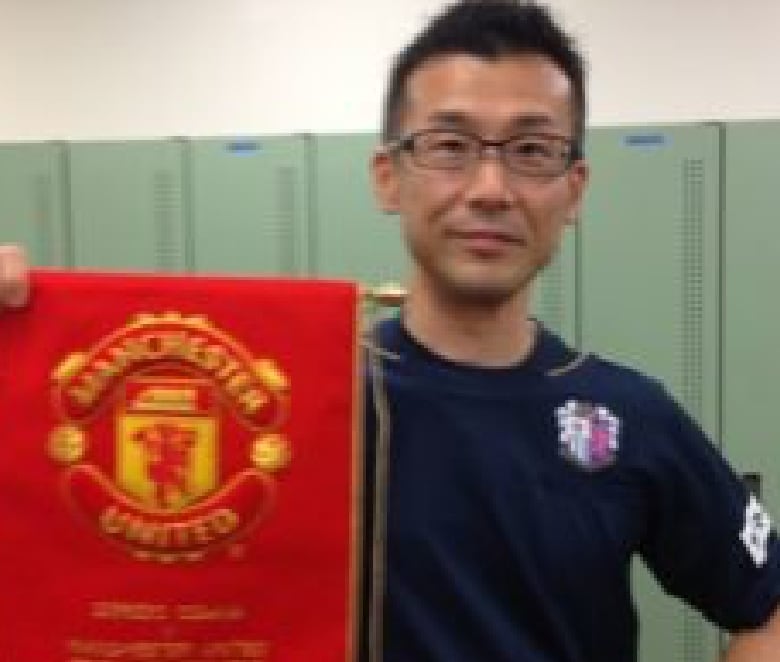 試合後のロッカールームで